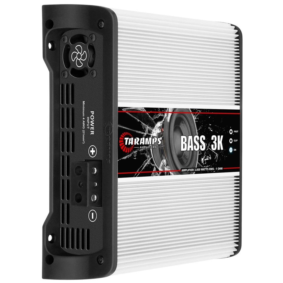[VENDEDOR DE ESTADOS UNIDOS] Amplificador Taramps Bass 3K 3000W 1 Ohm Potencia Compacto Coche Amplificador Foto 2 de 4