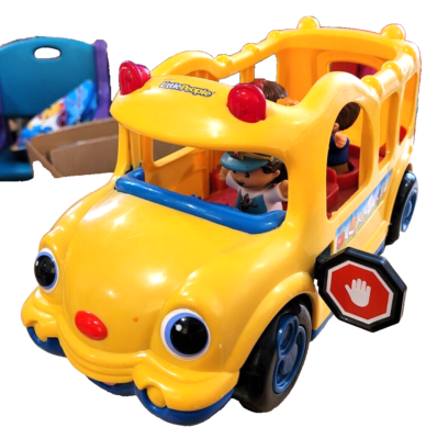 中古】フィッシャープライスLittle People Sit With Me School Bus L DJB52 