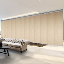 Panel Track Sliding Vertical Blinds 130-260"W (8-12 Panels) - Tuscan