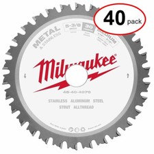 Milwaukee 48-40-4070 5-3/8" Metal Saw Blade 30 Tooth Ferrous  - (40Pack)