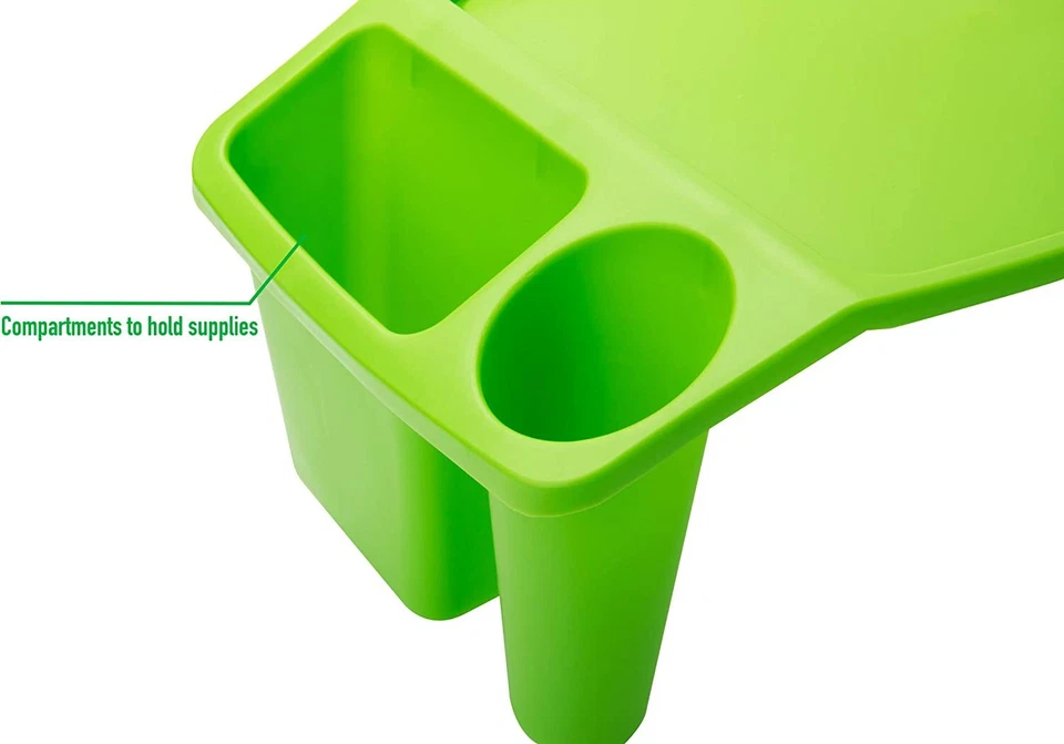 Kinder Kids Schoß Schreibtisch mit Tasche Tablett Mehrzweck Aktivität Tisch Laptop Fächer - Bild 2 von 4