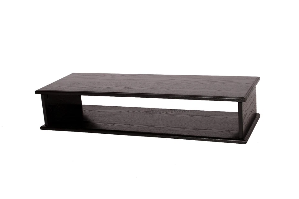 Black XX-Large Double Top TV Riser 44"widex16 deep x8 3/4" high-syracusetvrisers - Image 2 of 4