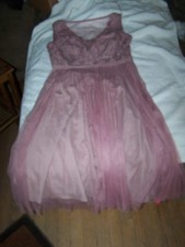 NWT Pretty Pink Layered Adrianna Papell Designer Dress Size 6 Layered/Lined $249