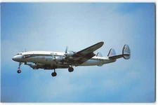 Postcard Airline AIR FRANCE Lockheed L-1049G F-BHMI CC10.
