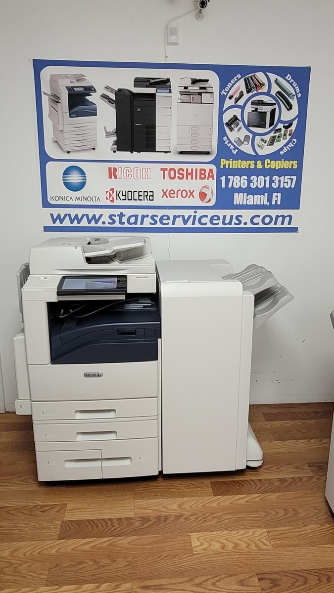 XEROX ALTALINK C8055 COPIER, FAX, NETWORK PRINTER, DUAL SCANNER