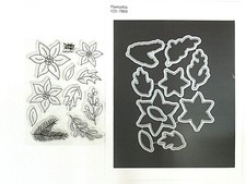 Ink On 3 Poinsettia Stamp Set and Ink On 3 Poinsettia Custom Craft Die Set