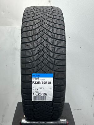 1 Used  P235/60R18 Pirelli Ice Zero FR studless 107 H - 10/32 