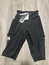 Adidas match sh tight black sz 2xs nwt