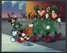 Grenada 1996 : Disney / St Patrick's Day - Good Very Fine MNH Sheet