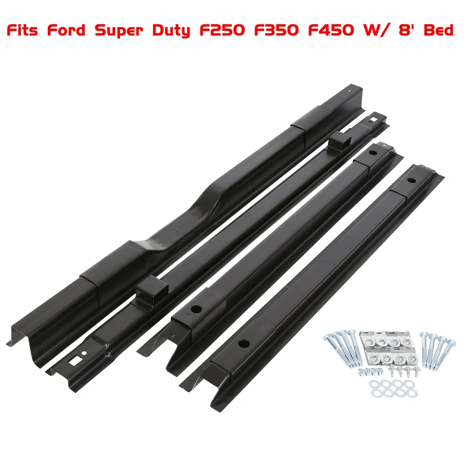 4X Short Bed Truck Floor Support Crossmember For 99-18 Ford Super Duty F250 F350 - Изображение 3 из 4