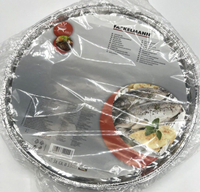 9X Fackelmann Grillschalen Rund Ø33Cm Alu Grillpfanne Grill BBQ Aluschalen Set
