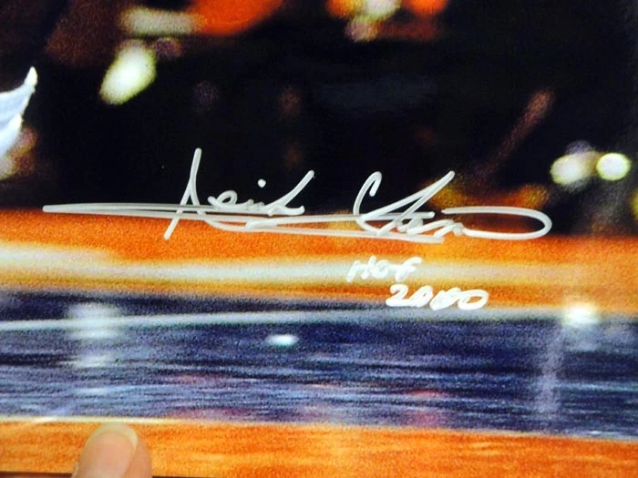Isiah Thomas SIGNED 16x20 Photo + HOF 2000 Detroit Pistons PSA/DNA AUTOGRAPHED - Image 2 of 3