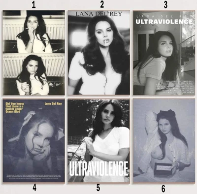 Custom Lana Del Rey Poster, Ultraviolence Poster, Gift Fans, Home Decor
