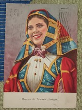 CARTOLINA SARDEGNA COSTUME TONARA 1954