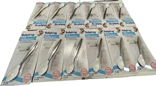 Baby King Soft Tip Feeding Spoon.  New White 12pks,