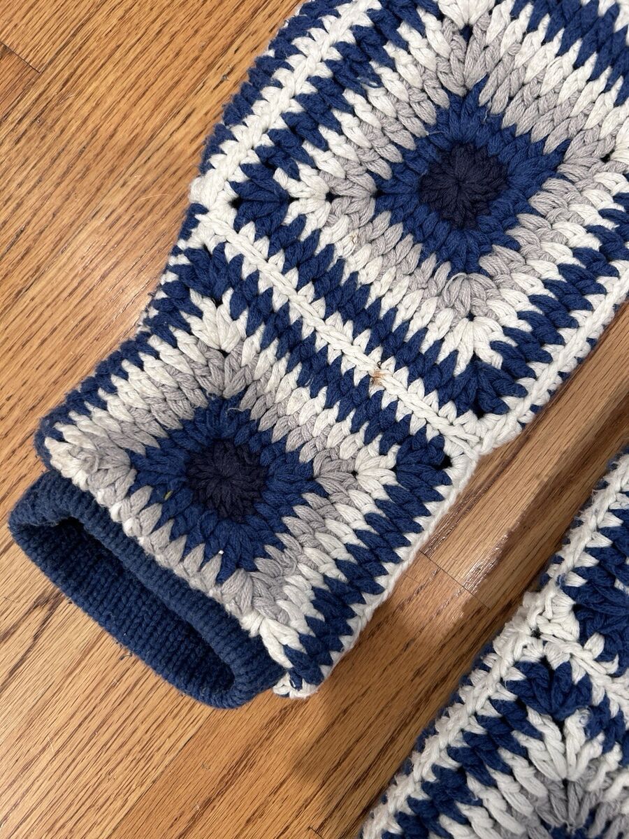 Supreme Crochet Hooded Zip Up Sweater Navy Size XL | eBay Supreme Crochet Hooded Zip Up Sweater Navy Size XL | eBay