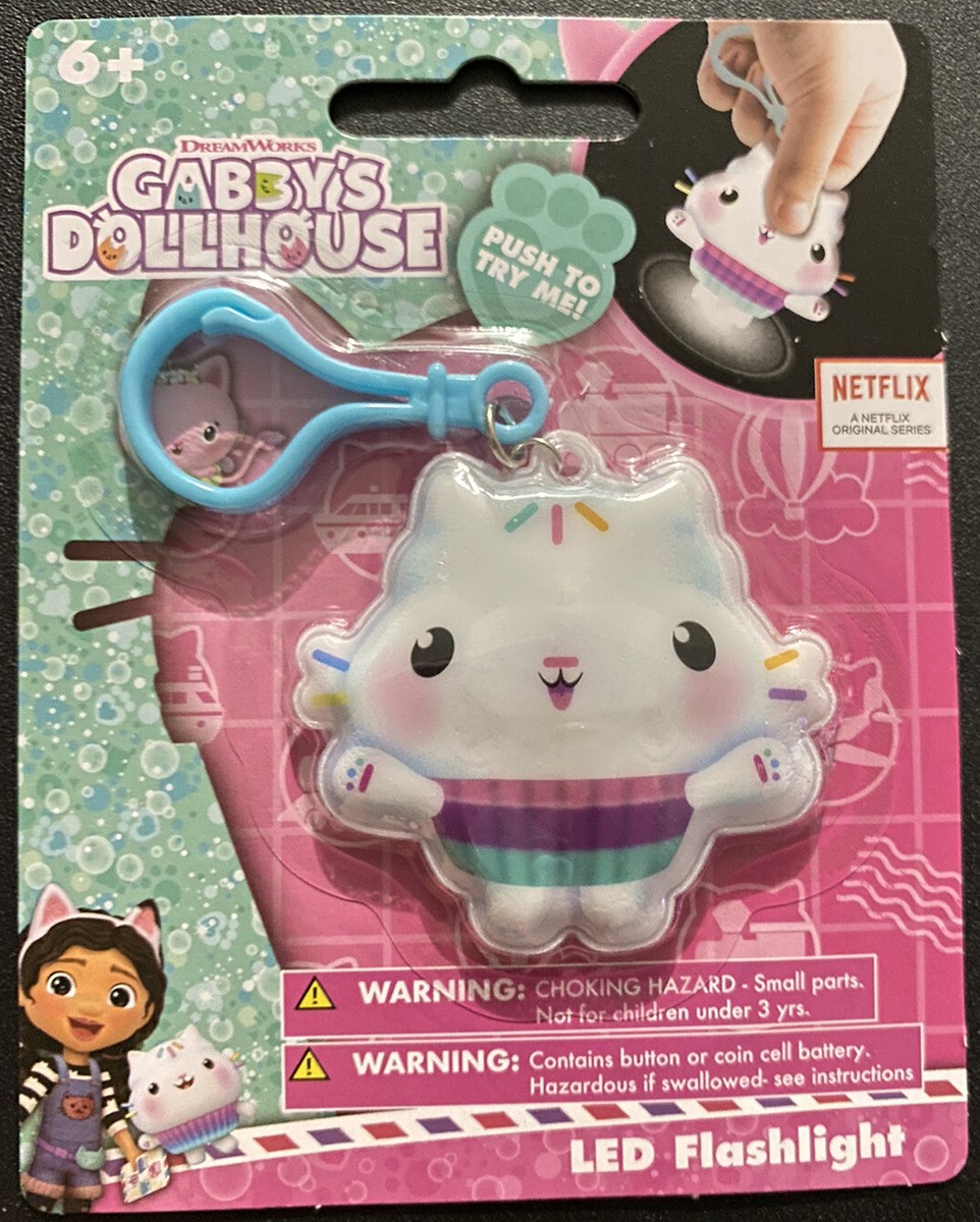 Gabby's Dollhouse DJ Cakey Keychain Backpack Purse Charm LED Gabby's Dollhouse DJ Cakey Keychain Backpack Purse Charm LED