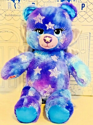 BUILD A BEAR STARBRIGHT MAGIC LIGHT UP SOUND PURPLE SLIVER STAR
