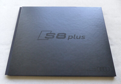 Audi S8 Plus 4.0 TFSI quattro MJ 2016 - Hardcover Prospekt Brochure 09.2015