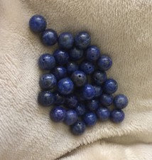 Lapis Lazuli Beads 36 pieces 55 grams approximately 10mm