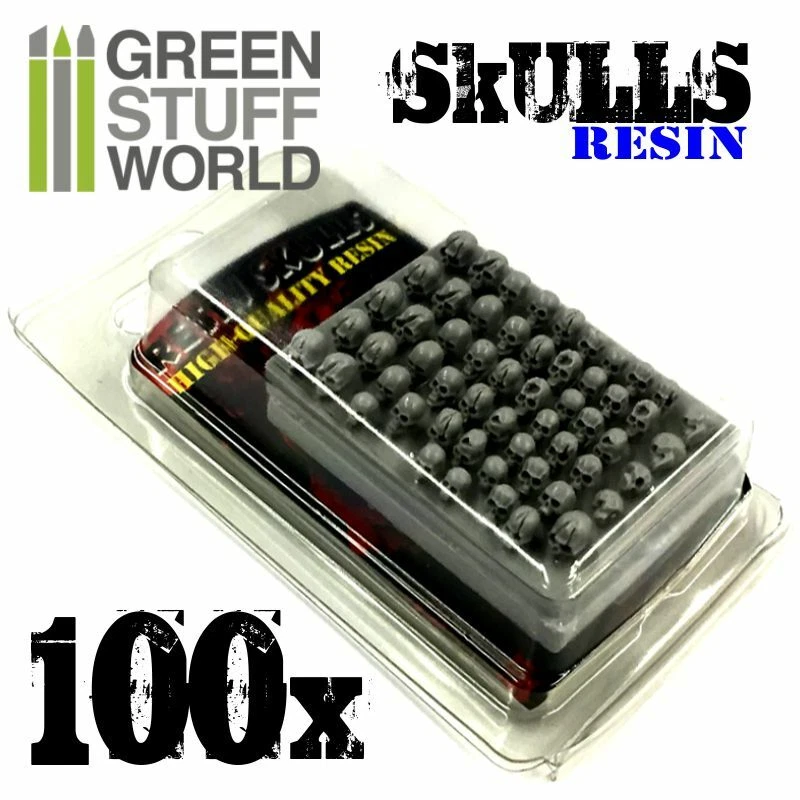Green Stuff World 1:35 (1:76 / 1:48 / 1:35) Scale 100 Resin Skulls - Scenery - Image 4 of 4