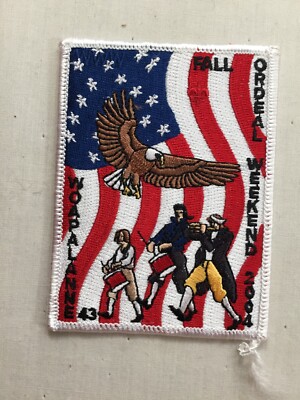 Woapalanne OA Lodge 43 2004 fall ordeal Event BSA Patch