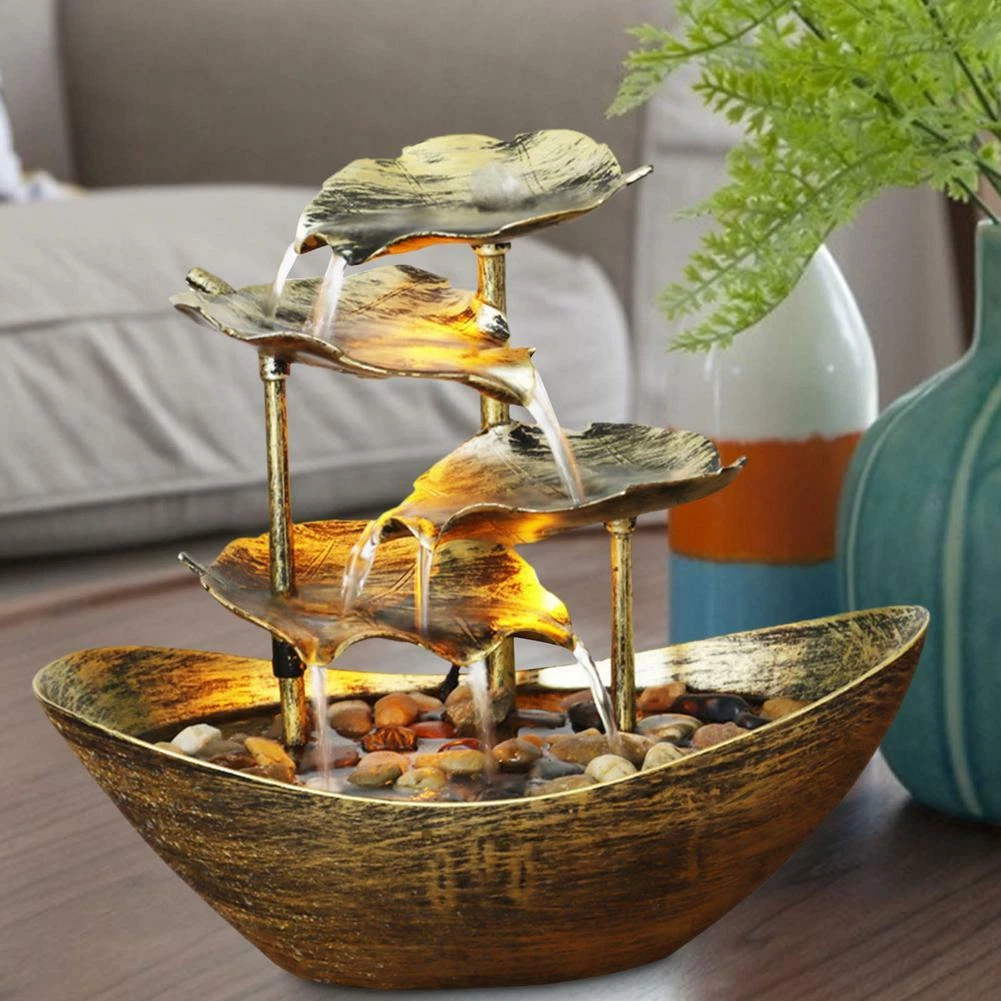 Indoor Tabletop Water Fountain Decor Home Table Desktop Decoration Relaxation