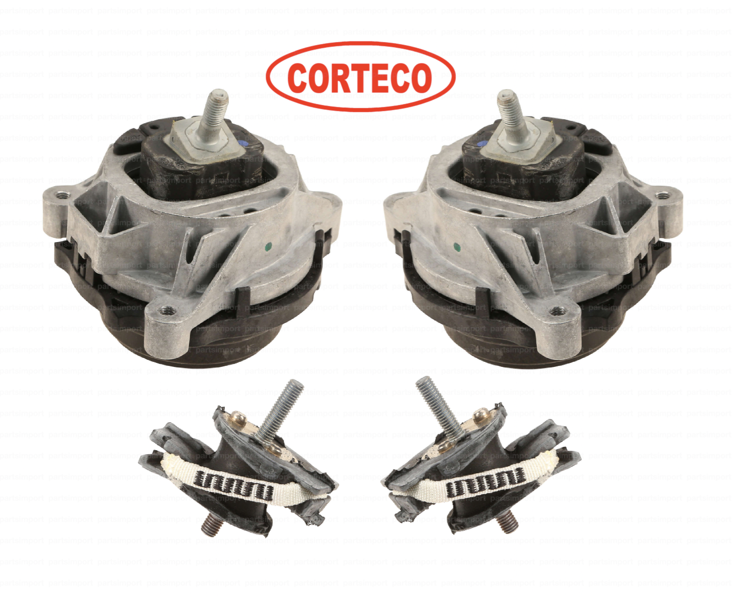 Transmission Mount + 2 x Engine Motor Mounts L+R OEM for BMW F30 320i ...