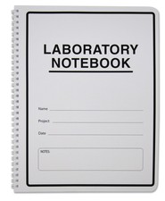 Carbonless Lab Notebook Scientific Ruled Format , 50 Sets of Pages - 100 She...