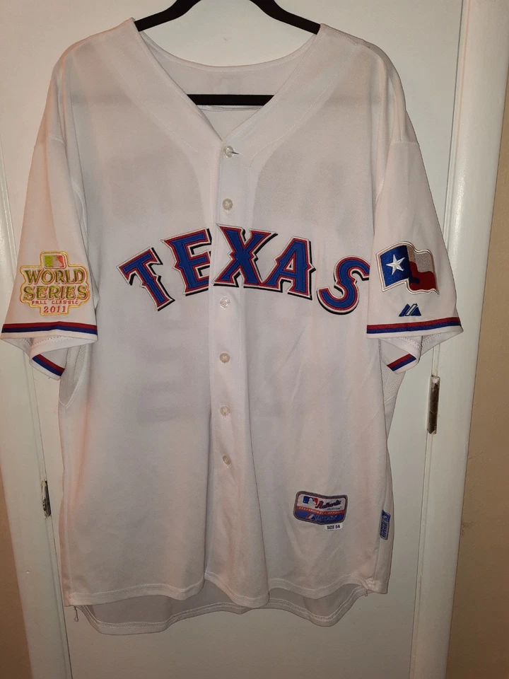 Parche de colección serie mundial MLB 2011 Texas Rangers # 32 Hamilton en muy buena condición Foto 3 de 3