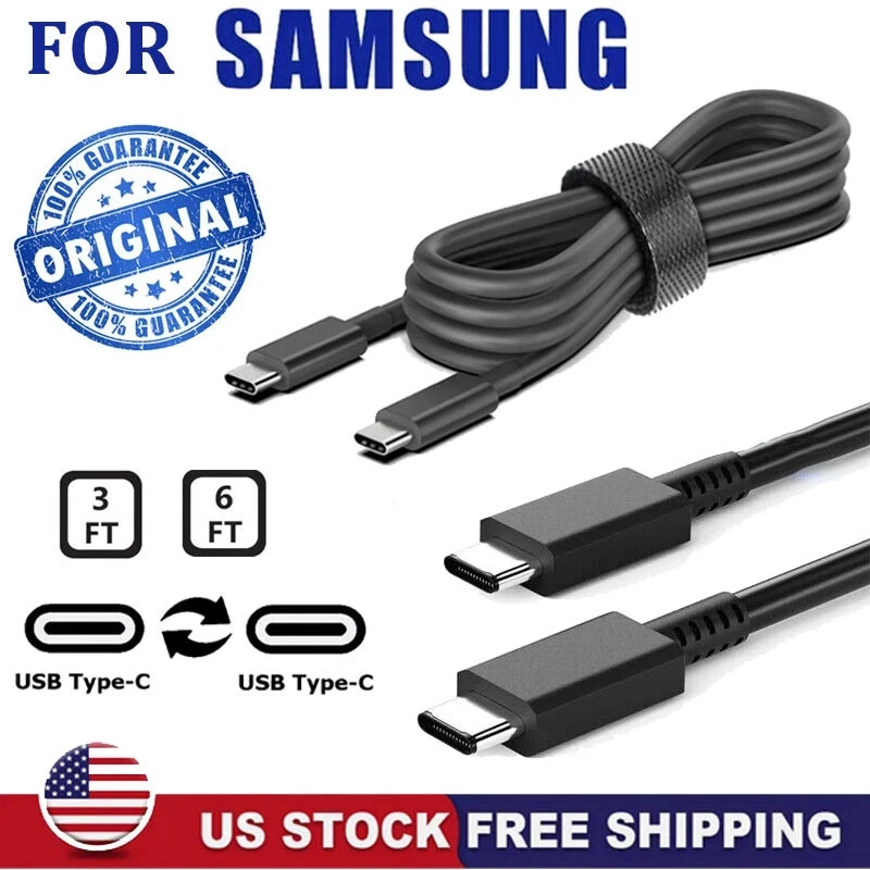 2x Original Samsung Galaxy S25 S24 S23 S22 5G USB-C 6FT Super Fast Charge Cable - Image 2 of 4