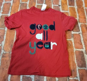 Gymboree Outlet Boys Christmas Shirt Sz 3t Good All Year