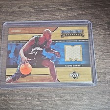 2006-07 Upper Deck Hardcourt Kevin Garnett #HM-KG Materials Timberwolves NBA