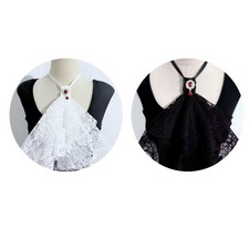 Breathable Lace Collar Insert Lightweight Design Perfect For Prom Gatherings