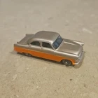Matchbox Lesney No 33 Ford Zodiac Mauve/Orange Gray Wheels Excellent Condition