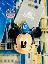 2026 Disney Parks Hechicero Mickey Mouse Fantasía Bolso Clip Dije Llavero Nuevo