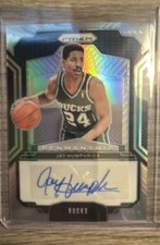 2024-25 Panini Prizm - Penmanship Jay Humphries #PNM-JHB Silver Prizm (AU)
