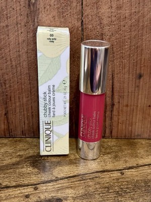 Clinique Chubby Stick Cheek Color Balm 03 Roly Poly Rosy 0.21oz/6g Full Size NIB