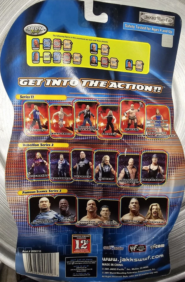 WWF Sunday Night Heat Serie 11 Stephanie McMahon - Figura Helmsley Jakks - Nuevo en Paquete Foto 2 de 2