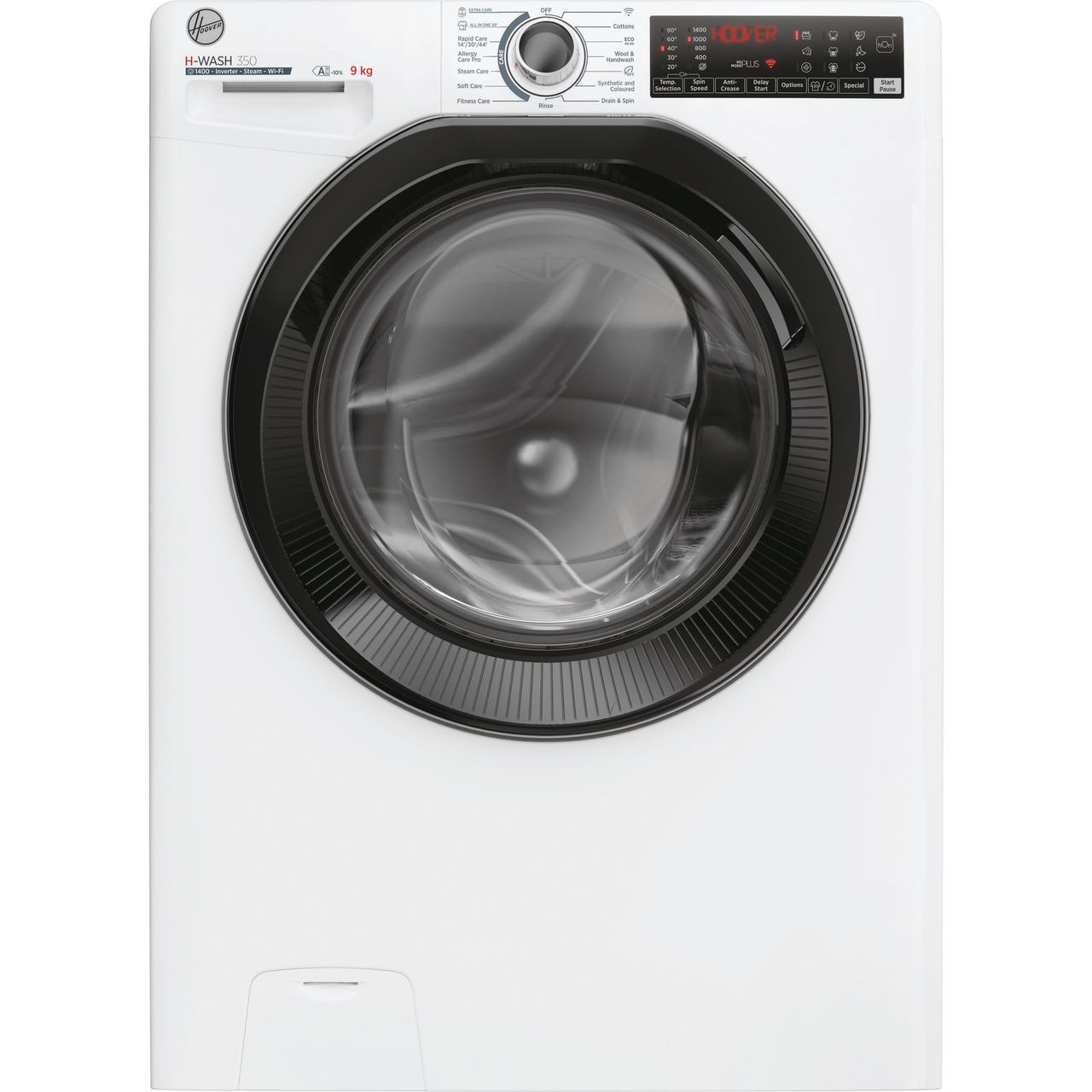 Hoover H3WPS496TAMB6 9kg 1400 Spin Washing Machine - White 44807