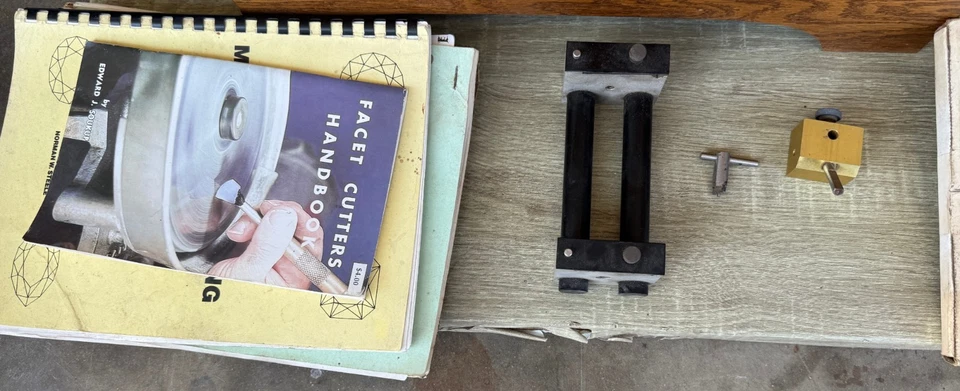 Facetron Faceting Machine USED WORKING CONDITION DOPS TRANSFER JIG LAPS - Image 4 of 4