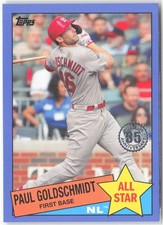 2020 Topps Paul Goldschmidt 1985 35th Anniversary All-Stars Blue #85AS-36