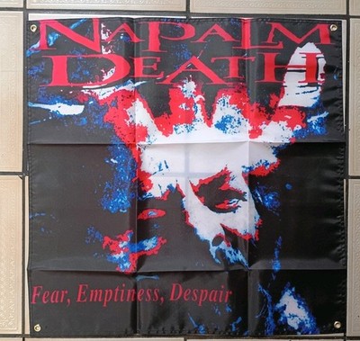 Napalm Death Fear Emptiness Despair Album Poster Flag Banner 2x2ft 