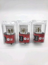 3 Pack LEGRAND NEMA L16-30P/ L1630-PCCV3 TURNLOK PLUGS 30A 3PH 480V 3P 4-WIRE