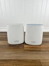 Netgear Orbi RBR20 WiFi 5 Tri-Band Router RBS20 Add-On Satellite NO Cords READ