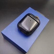 intelliARMOR CarryOn Handmade Leather Case for AirPods Black