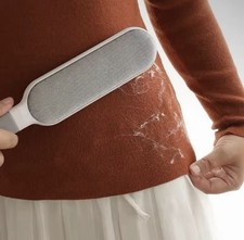 Double-Sided Pet Hair Remover, Manual Electrostatic Sticky Lint Brush, for Cat,