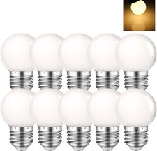 1w Led Small Night Light Bulbs G14 E26 Soft White 2700k Energy Saving 10 Pack