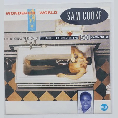 Sam Cooke - Wonderful World 7'' Single 1986