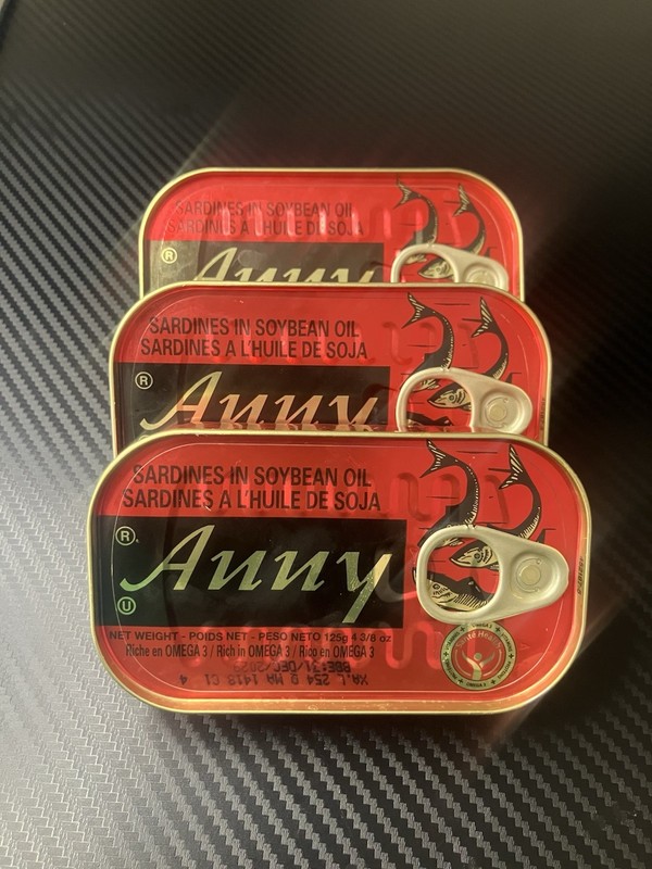 Anny Sardines in Soybean Oil Rich in Omega 3 125g Lot of 4